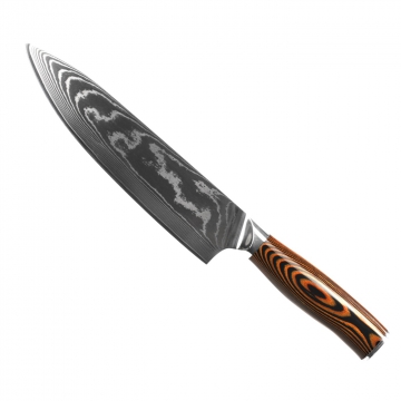 Šéfkucharský nôž Seburo SUBAJA II Damascus 195mm