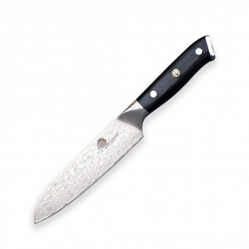 Univerzálny malý nôž Dellinger Samurai Professional Damascus VG-10, 130mm