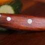 Japonský nôž na okrajovanie ovocia a zeleniny Dellinger Rose-Wood Damascus 70mm
