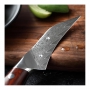 Japonský nôž na okrajovanie ovocia a zeleniny Dellinger Rose-Wood Damascus 70mm