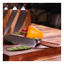 Japonský univerzálny nôž SANTOKU / Chef Dellinger Rose-Wood Damascus, 175mm