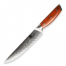 Japonský plátkovací nôž Dellinger Rose-Wood Damascus, 210mm