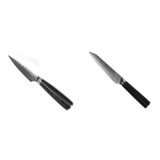 Nôž na ovocie a zeleninu Seburo SARADA Damascus 90mm + Kuchynský...