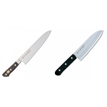 Japonský šéfkucharský nôž Tojiro Western 300mm + Japonský Santoku nôž Tojiro Western 170mm