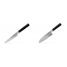 Univerzální nůž Samura Mo-V (SM-0021), 125mm + Santoku nůž Samura Mo-V (SM-0094), 180mm