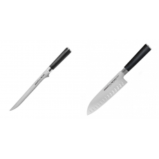 Filetovací nôž Samura Mo-V (SM-0048), 218 mm + Santoku nůž...