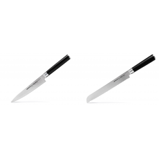 Univerzální nůž Samura Mo-V (SM-0023), 150 mm + Nůž na chléb a...
