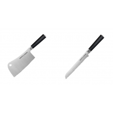 Kuchařský nůž-sekáček Samura Mo-V (SM-0040), 180mm + Nůž na...