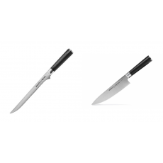 Filetovací nôž Samura Mo-V (SM-0048), 218 mm + Šéfkuchařský nůž Samura MO-V (SM-0085), 200mm