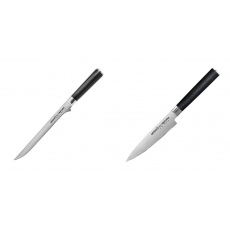 Filetovací nôž Samura Mo-V (SM-0048), 218 mm + Univerzální nůž Samura Mo-V (SM-0021), 125mm