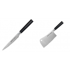 Nůž na rajčata Samura MO-V (SM-0071), 120mm + Kuchařský...