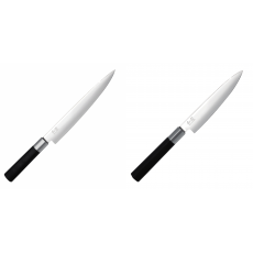 Nôž plátkovací KAI Wasabi Black, 230 mm + Univerzální nôž KAI...