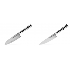 Santoku nůž Samura Bamboo (SBA-0094), 160 mm + Šéfkucharský nôž Samura Bamboo (SBA-0085), 200 mm