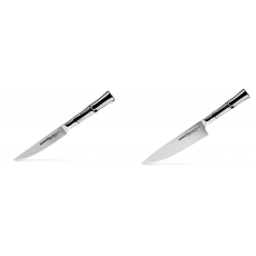 Steakový nůž Samura Bamboo (SBA-0031), 110 mm + Šéfkucharský nôž...