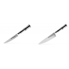 Steakový nůž Samura Bamboo (SBA-0031), 110 mm + Šéfkucharský nôž Samura Bamboo (SBA-0085), 200 mm