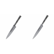 Univerzální nôž Samura Bamboo (SBA-0021), 125 mm + Filetovací nůž Samura Bamboo (SBA-0045), 200 mm