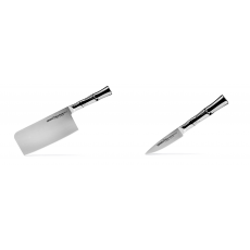 Kuchyňský nůž-sekáček Samura Bamboo (SBA-0040), 180 mm + Nůž na...