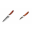 Japonský univerzálny nôž Dellinger Rose-Wood Damascus, 130mm +...