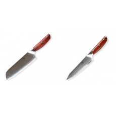 Japonský univerzálny nôž SANTOKU / Chef Dellinger Rose-Wood...