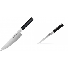 Šéfkuchařský nůž Samura MO-V (SM-0085), 200mm + Vykosťovací nůž...