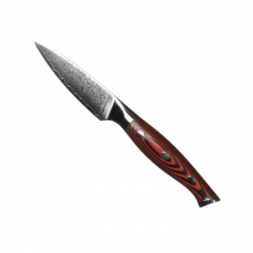 Nôž na ovocie a zeleninu Seburo HAZAKURA Damascus 90mm