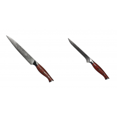 Plátkovací nôž Seburo HAZAKURA Damascus 200mm + Vykosťovací nôž Seburo HAZAKURA Damascus 140mm