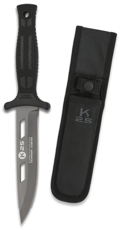 Taktický nôž K25 / RUI TACTICAL BOTERO Black 128mm