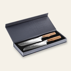 Sada kuchynských nožov Seburo HOKORI Damascus Elite 2ks (Nakiri...