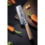 Sada kuchynských nožov Seburo HOKORI Damascus 2ks (Nakiri nôž 170mm, Santoku nôž 175mm)