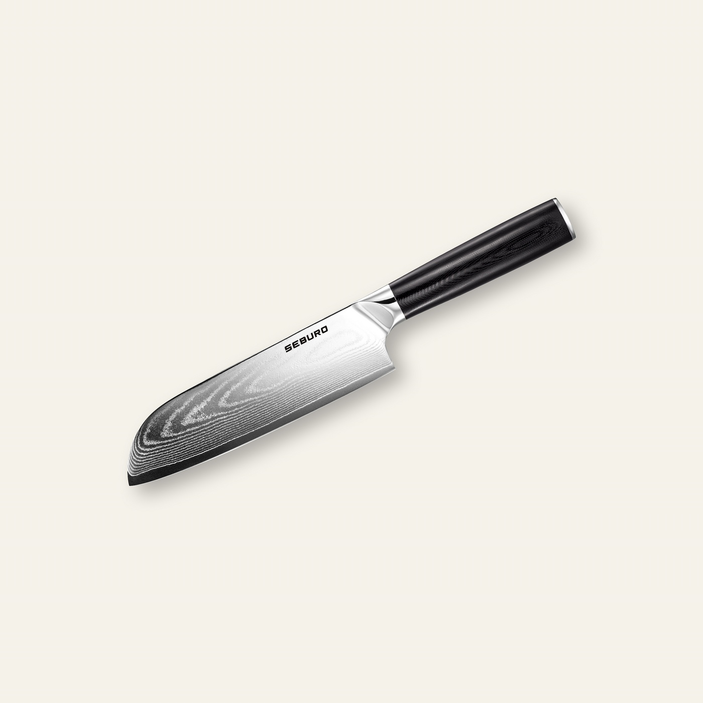 Santoku nôž Seburo SARADA Premium Damascus 175mm