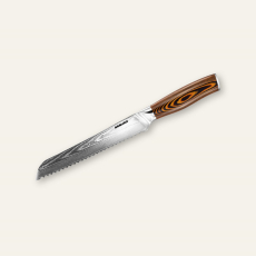 Nôž na pečivo Seburo SARADA Damascus 195mm