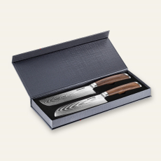 Sada kuchynských nožov Seburo HOGANI Deluxe Damascus 2ks (Nakiri...