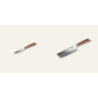 AKCIA 1+1 Nôž na ovocie a zeleninu Seburo HOGANI Damascus 85mm + Nakiri nôž Seburo HOGANI Damascus 170mm