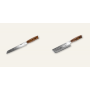 AKCIA 1+1 Nôž na pečivo Seburo SARADA Damascus 195mm + Nakiri nôž Seburo SUBAJA Damascus 175mm