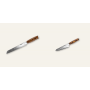 AKCIA 1+1 Nôž na pečivo Seburo SARADA Damascus 195mm + Honesuki (vykosťovací, univerzálny) nôž Seburo SUBAJA Damascus 130mm
