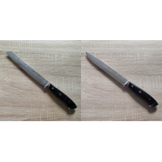 AKCIA 1+1 Nůž na pečivo Seburo WEST Damascus 200mm + Filetovací...