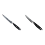 AKCIA 1+1 Kuchynský univerzální nůž Seburo WEST Professional Damascus 130mm + Nôž na ovocie a zeleninu Seburo WEST Professional Damascus 90mm