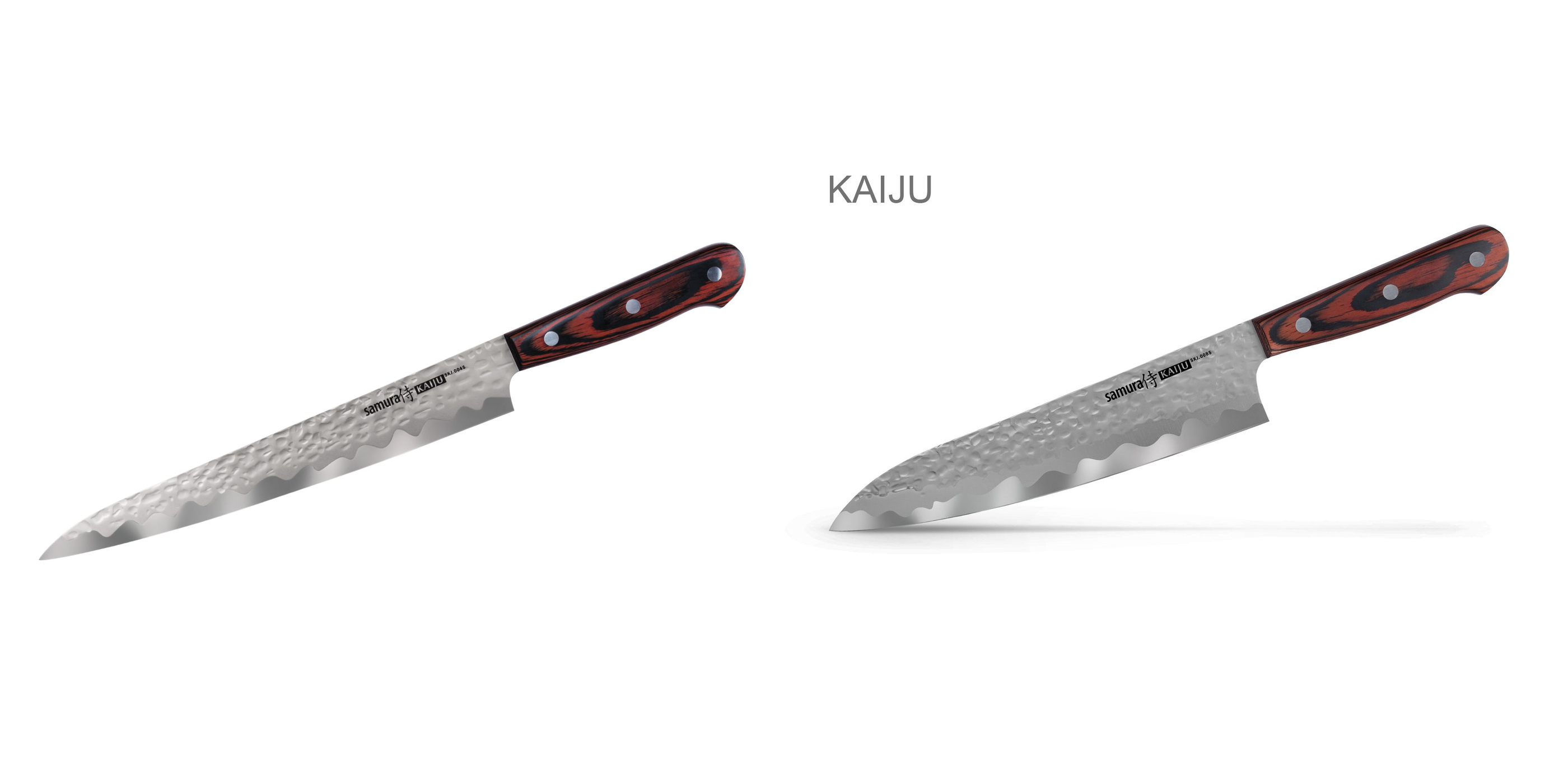 AKCIA 1+1 Nôž Yanagiba na sushi Samura KAIJU (SKJ-0045) 240mm + Šéfkuchařský nůž Samura KAIJU (SKJ-0085) 210mm