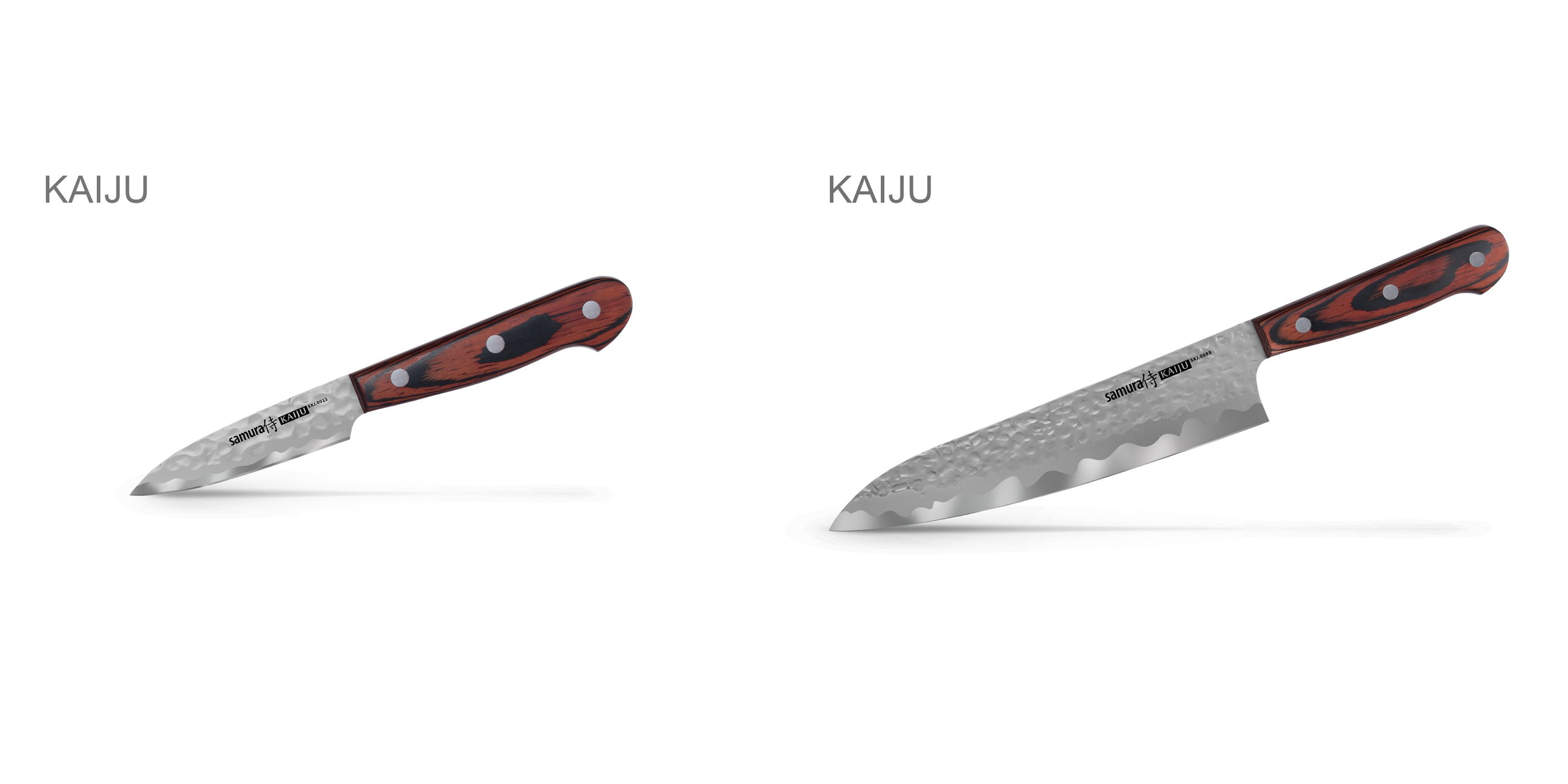 AKCIA 1+1 Nůž na ovoce a zeleninu Samura KAIJU (SKJ-0011) 78mm + Šéfkuchařský nůž Samura KAIJU (SKJ-0085) 210mm