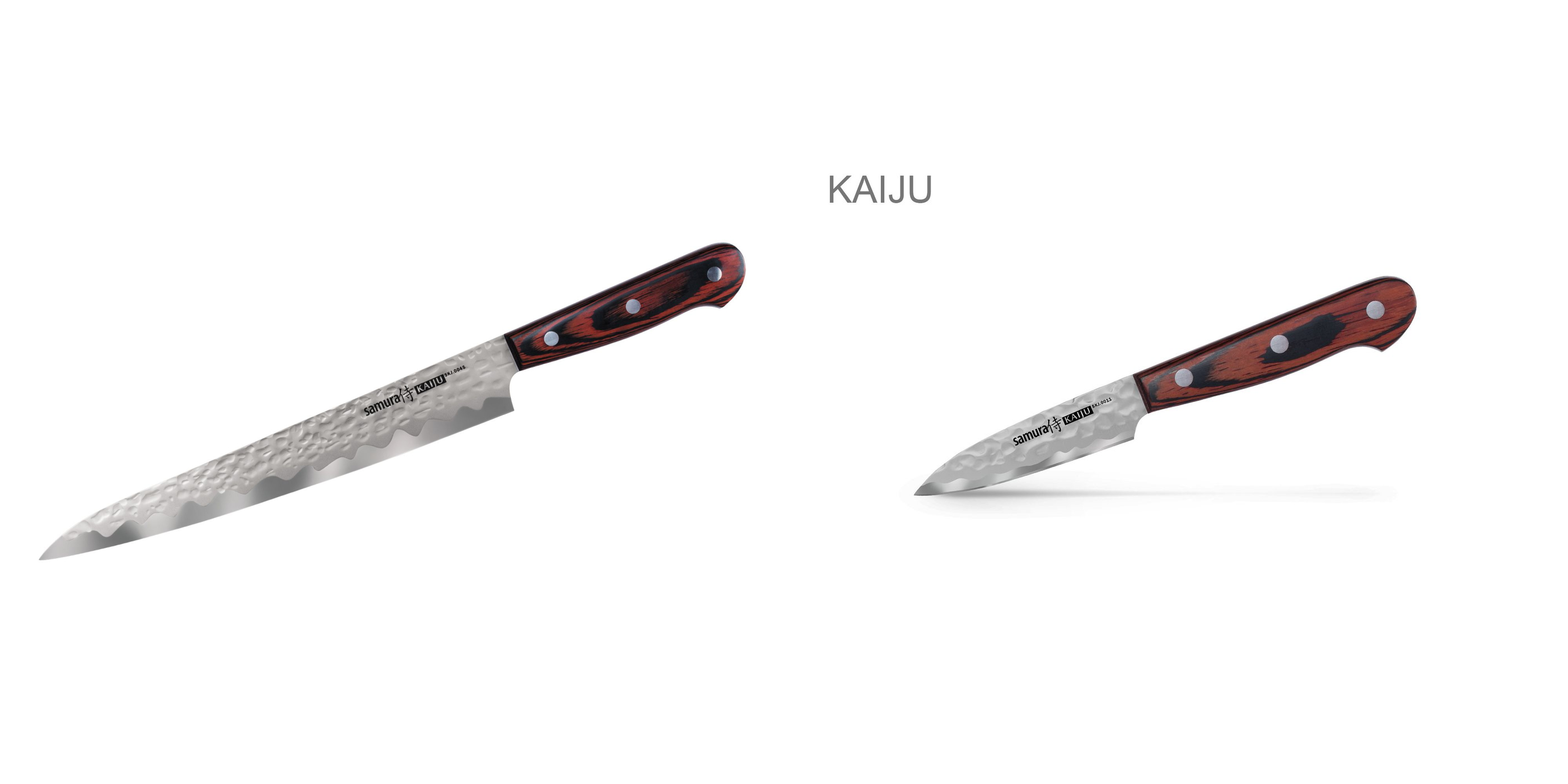 AKCIA 1+1 Nôž Yanagiba na sushi Samura KAIJU (SKJ-0045) 240mm + Nůž na ovoce a zeleninu Samura KAIJU (SKJ-0011) 78mm